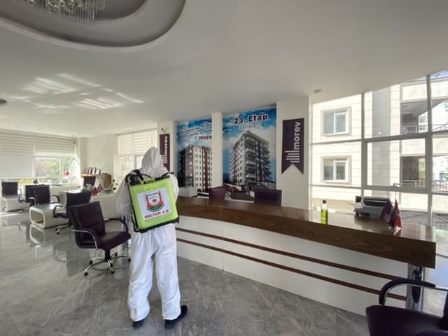 Morev Plaza Covid-19 Salgınına Karşı Önlem Alıyor